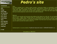 Tablet Screenshot of pedros.cz